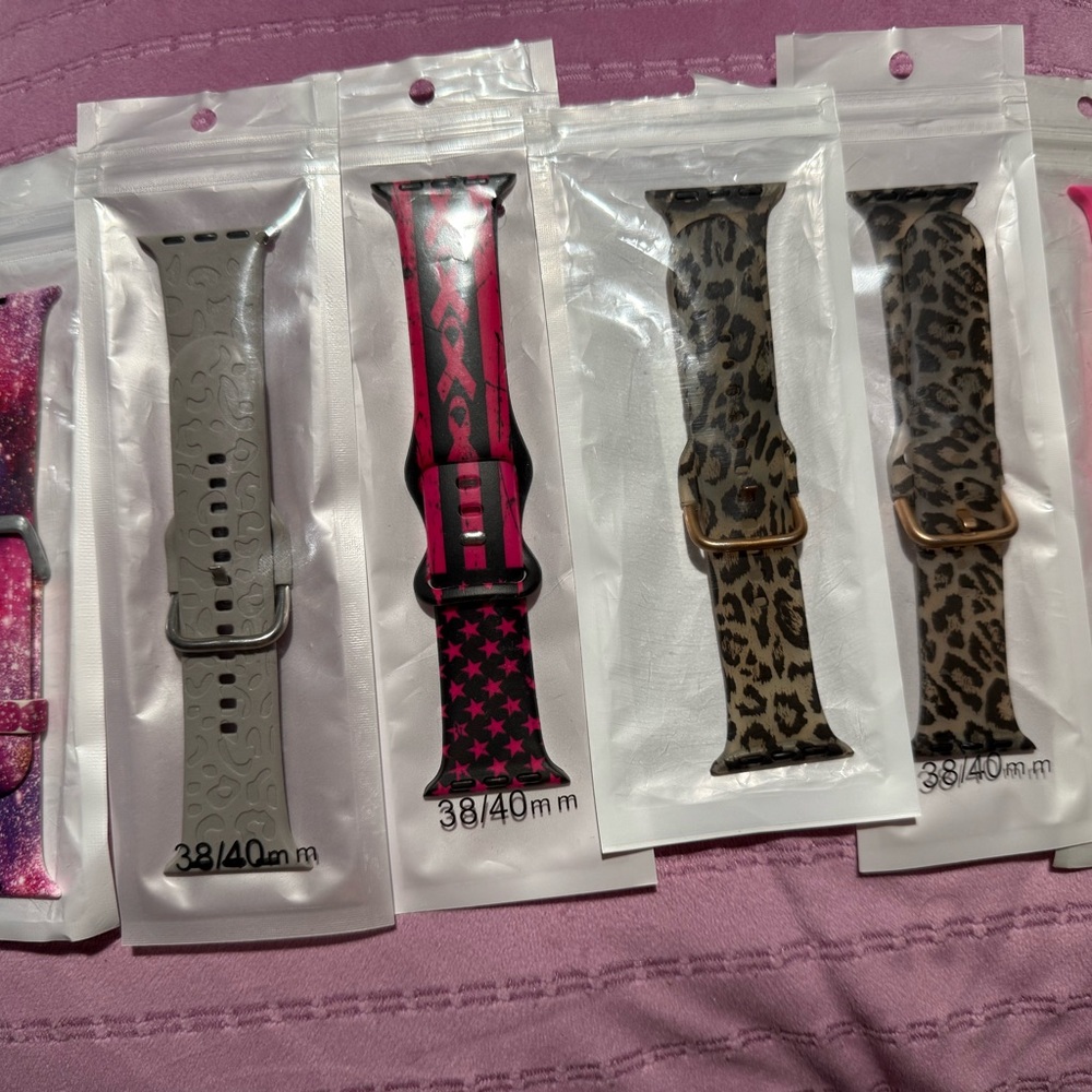 Animal Print and Patterned Watch Bands